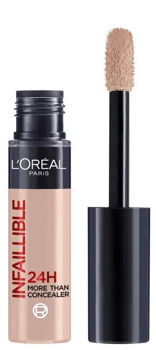 Concealer INFAILLIBLE 24h MORE THAN CONCEALER, hohe Deckkraft, Alleskönner: Abdecken, Auffrischen, Konturieren von L'Oréal Paris in Braun – Produktfoto 2 von 3