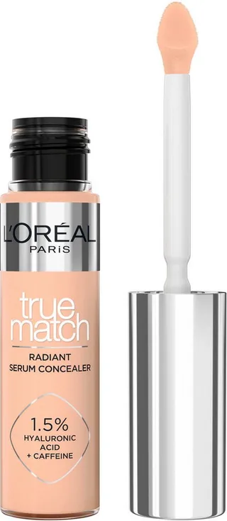 Concealer TRUE MATCH RADIANT SERUM CONCEALER, für alle Hauttypen, flüssige Textur, leichte Deckkraft von L'Oréal Paris in Beige – Produktfoto 1 von 4