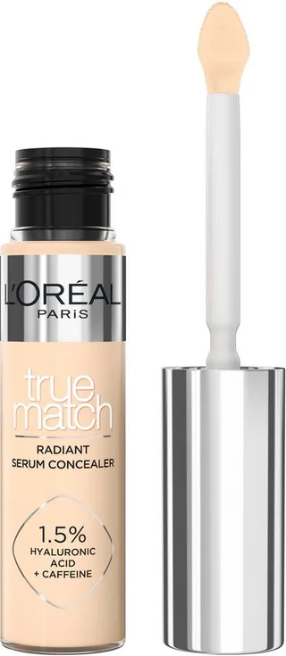 Concealer TRUE MATCH RADIANT SERUM CONCEALER, für alle Hauttypen, flüssige Textur, leichte Deckkraft fra L'Oréal Paris i Beige – produktbillede 1 af 4