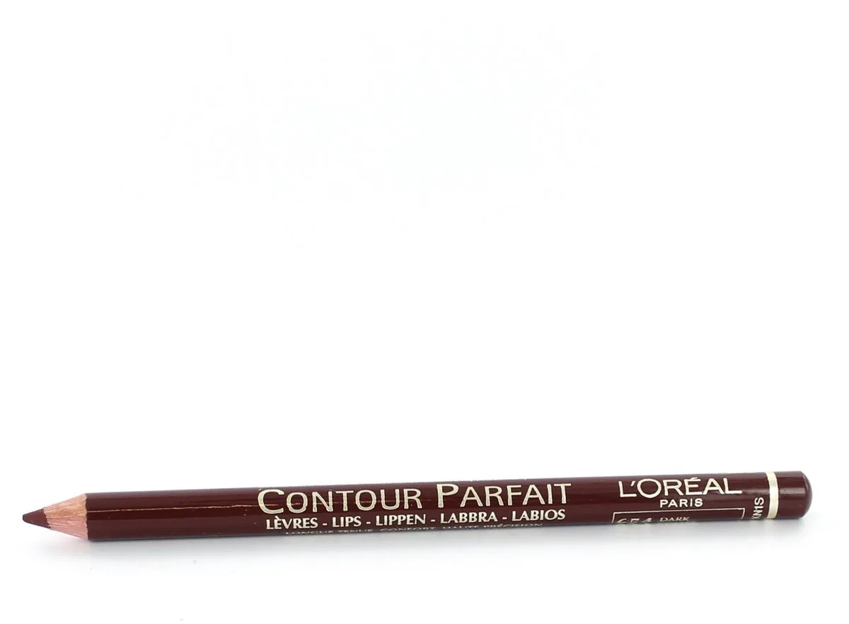 Contour Parfait Lipliner - 654 Dark Coffee de L'Oréal Paris en Marron – photo du produit