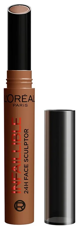 Contouring-Stick INFAILLIBLE 24H FACE SCULPTOR CONTOURING STICK, sorgt auch unterwegs für besonders schnelle Touch-ups fra L'Oréal Paris i Beige – produktbillede 1 af 3