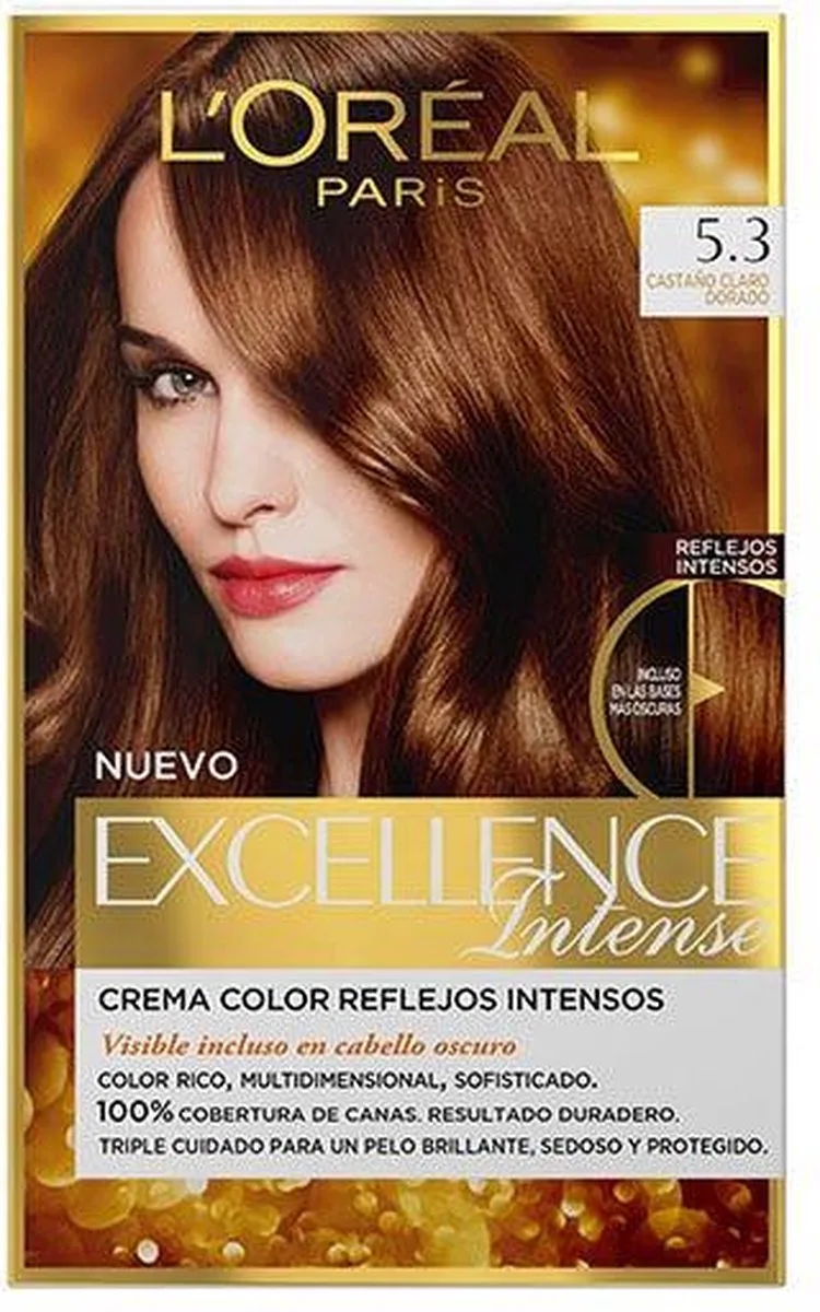 Excellence Creme Tinte #5,3 Castaño Claro Dorado 1 U från L'Oréal Paris i Kastanje rood – produktbild