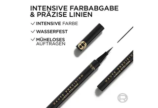 Eyeliner HAUTE PRECISION, hält bis zu 24H, wasserfest fra L'Oréal Paris i Sort – produktbillede 2 af 4