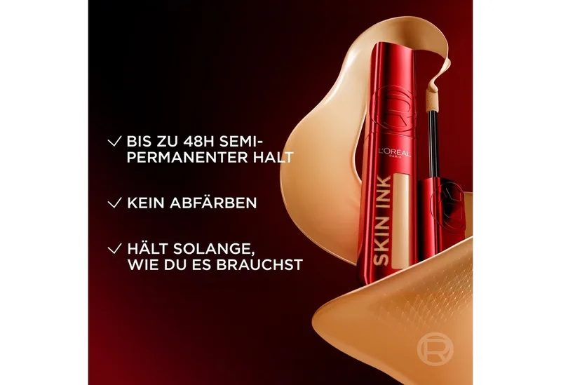 Foundation INFAILLIBLE SKIN INK FOUNDSCEALER, so deckend wie eine Foundation, so leicht wie ein Concealer von L'Oréal Paris in Beige – Produktfoto 4 von 4