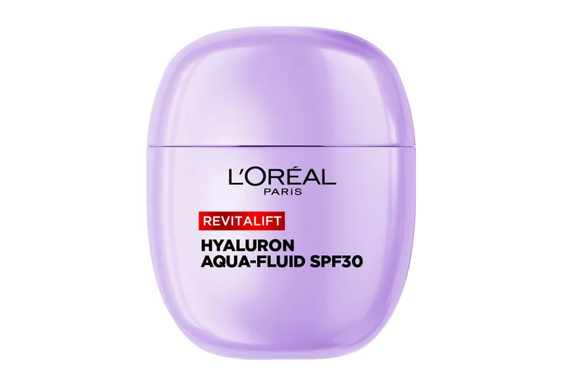 Gesichtsfluid REVITALIFT FILLER AUFPOLSTERNDES HYALURON AQUA-FLUID LSF 30, verfeinert das Hautbild de L'Oréal Paris en Blanc – photo du produit 4 sur 5