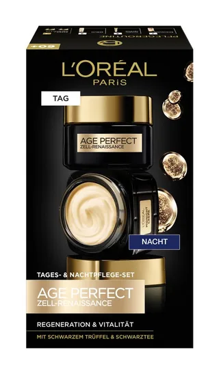 Gesichtspflege-Set L'Oréal Paris Age Perfect Zell-Renaissance Tag & Nacht Set Set, 2-tlg. von L'Oréal Paris in Weiß – Produktfoto 1 von 5