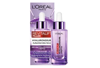Gesichtsserum REVITALIFT FILLER ANTI-FALTEN SERUM, mindert Falten, feutigkeitsspendend, mit Pipette de L'Oréal Paris en Blanc – photo du produit 1 sur 5