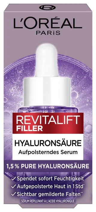 Gesichtsserum REVITALIFT FILLER ANTI-FALTEN SERUM, mit Hyaluron von L'Oréal Paris in Weiß – Produktfoto 2 von 5