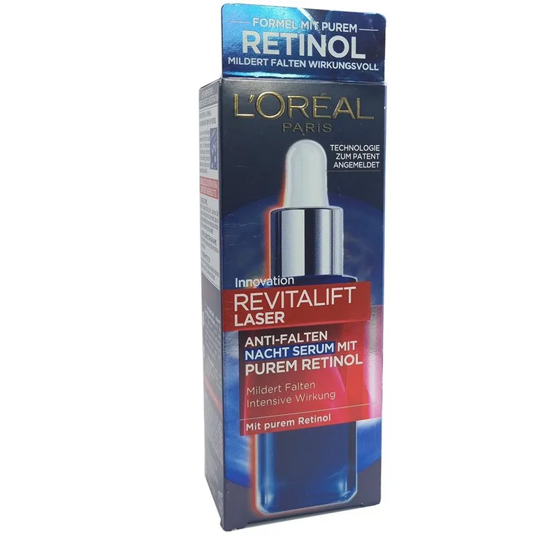 Gesichtsserum Revitalift Laser Anti-Falten Nacht Serum mit purem Retinol de L'Oréal Paris en 30 ml – photo du produit 2 sur 2