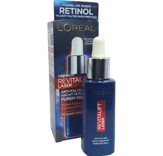 Gesichtsserum Revitalift Laser Anti-Falten Nacht Serum mit purem Retinol de L'Oréal Paris en 30 ml – photo du produit 1 sur 2