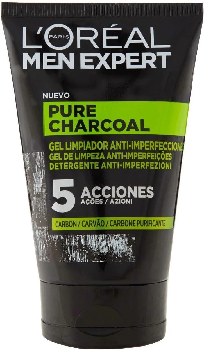 Gezichtsreinigingsgel Pure Charcoal L'Oreal Make Up (100 ml) by L'Oréal Paris – product photo