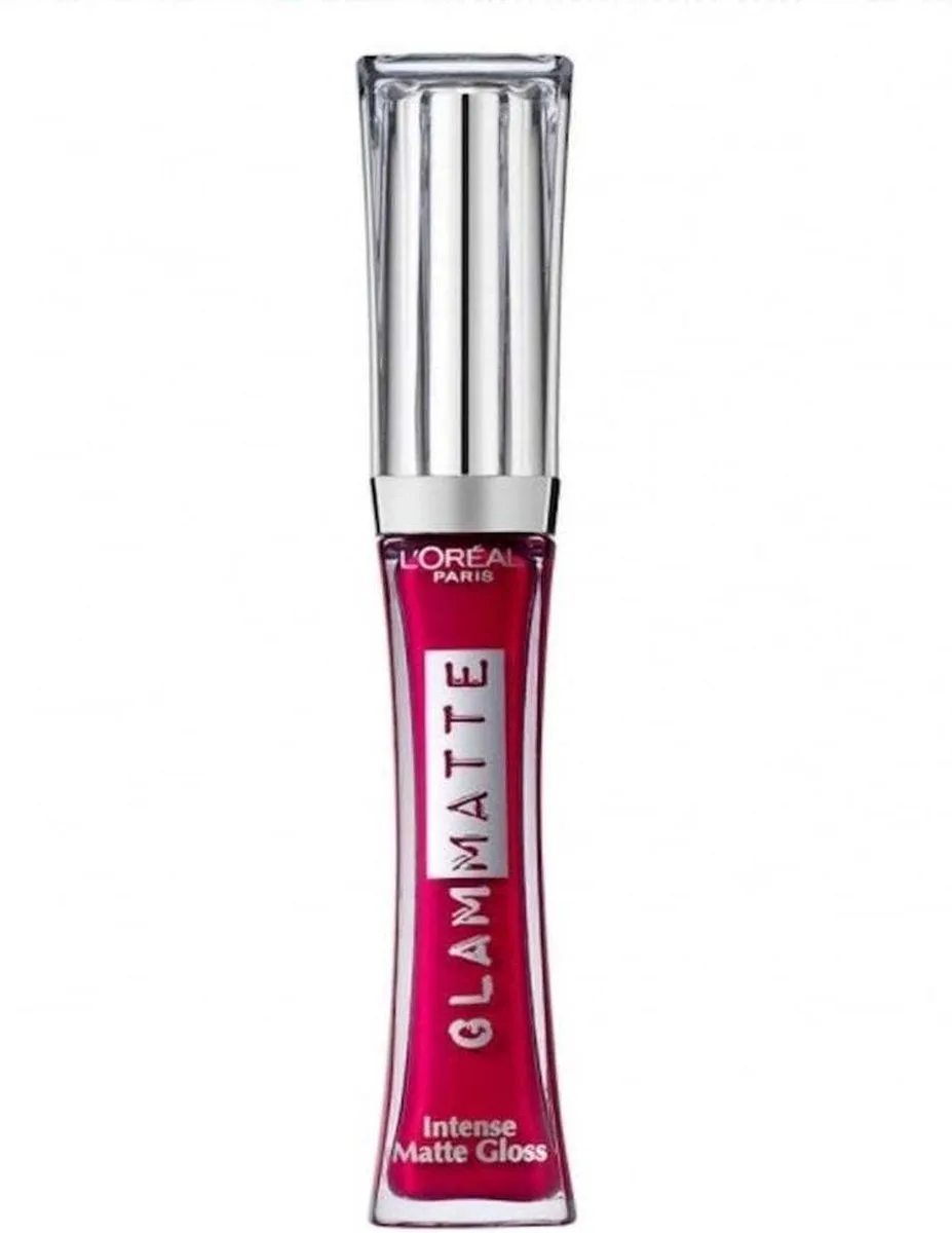 Glam matte lipgloss - 510 Cherry Crop - 8 ml van L'Oréal Paris in Rood – productfoto
