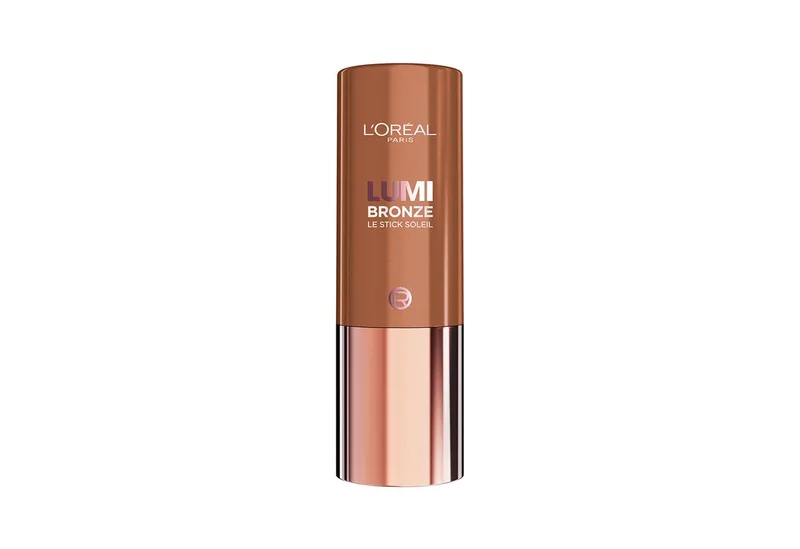 Highlighter LUMI BRONZE LE STICK SOLEIL, für einen sonnengeküssten Look van L'Oréal Paris in Goud – productfoto 2 van 2