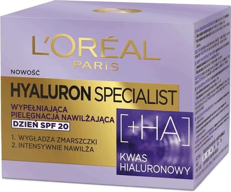 Hyaluron Specialist Day Cream Spf20 Filling Moisturizing Care by L'Oréal Paris in 50 ml – product photo