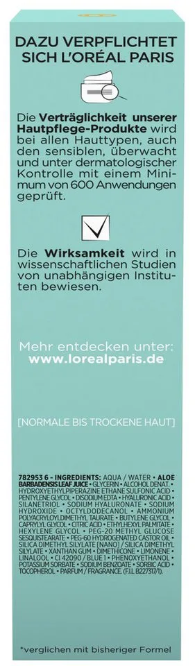 Hydra Genius Aloe Water - Normale tot droge huid Face Fluid fra L'Oréal Paris i 70 ml – produktbillede 4 af 5