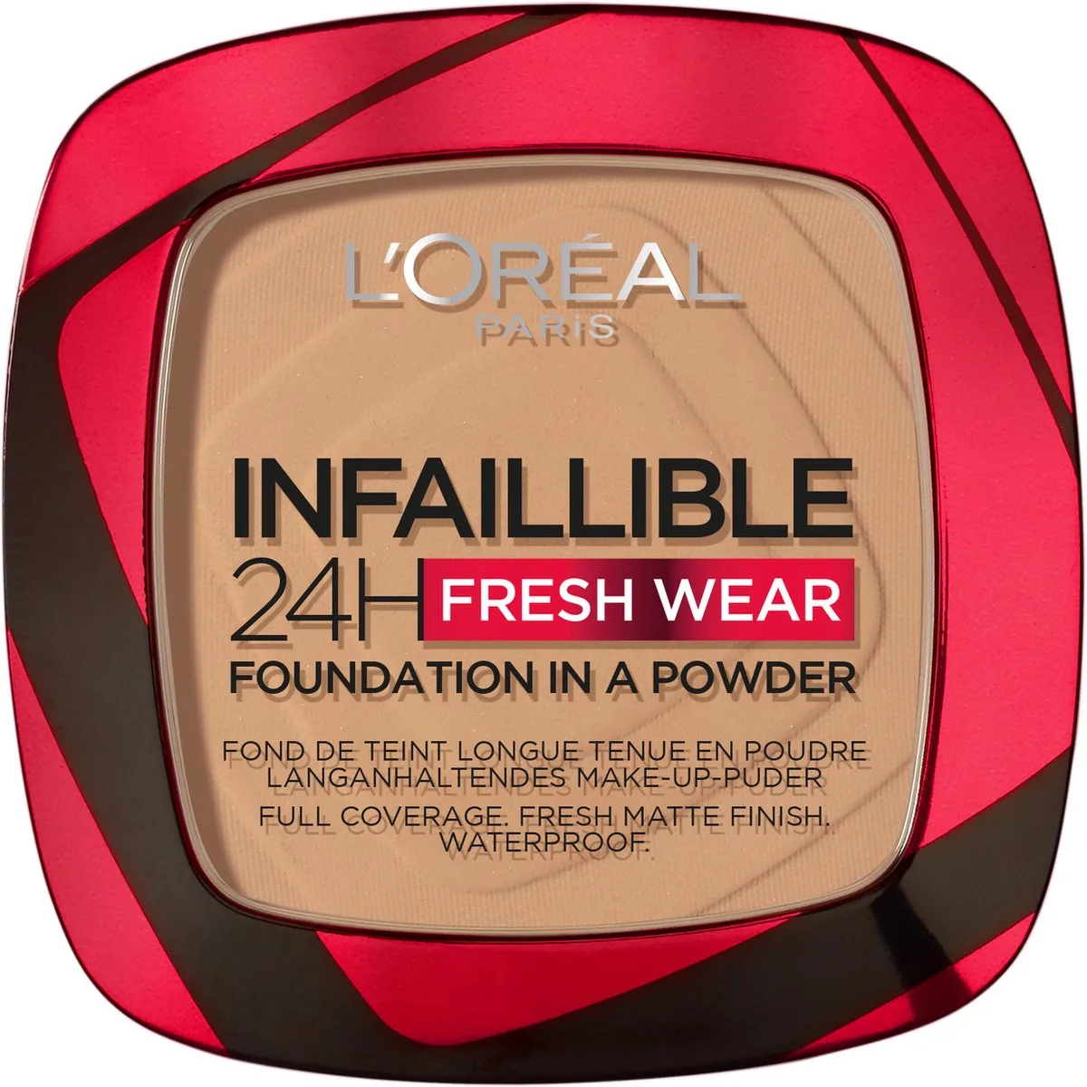 Infaillible 24H Fresh Wear Foundation in a Powder - 300 Amber - Foundation en poeder - 8gr van L'Oréal Paris in 300 Amber – productfoto