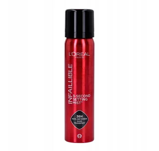 Infaillible 3-Second Setting Mist Fixing Spray fra L'Oréal Paris i Hvid, 75 ml – produktbillede 2 af 3