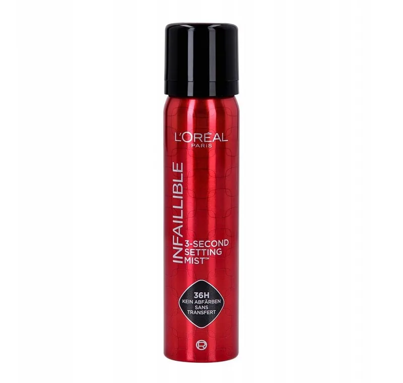 Infaillible 3-Second Setting Mist Fixing Spray fra L'Oréal Paris i Hvid, 75 ml – produktbillede 2 af 3