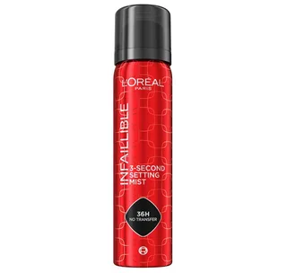 Infaillible 3-Second Setting Mist Fixing Spray fra L'Oréal Paris i Hvid, 75 ml – produktbillede 3 af 3