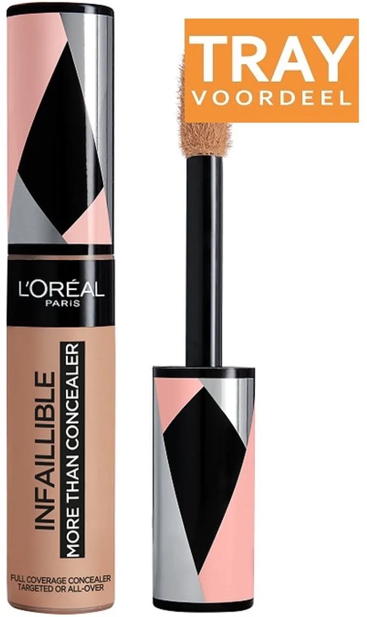INFAILLIBLE 329 MORE THAN CONCEALER 3 X 11 ML van L'Oréal Paris in Cashew – productfoto