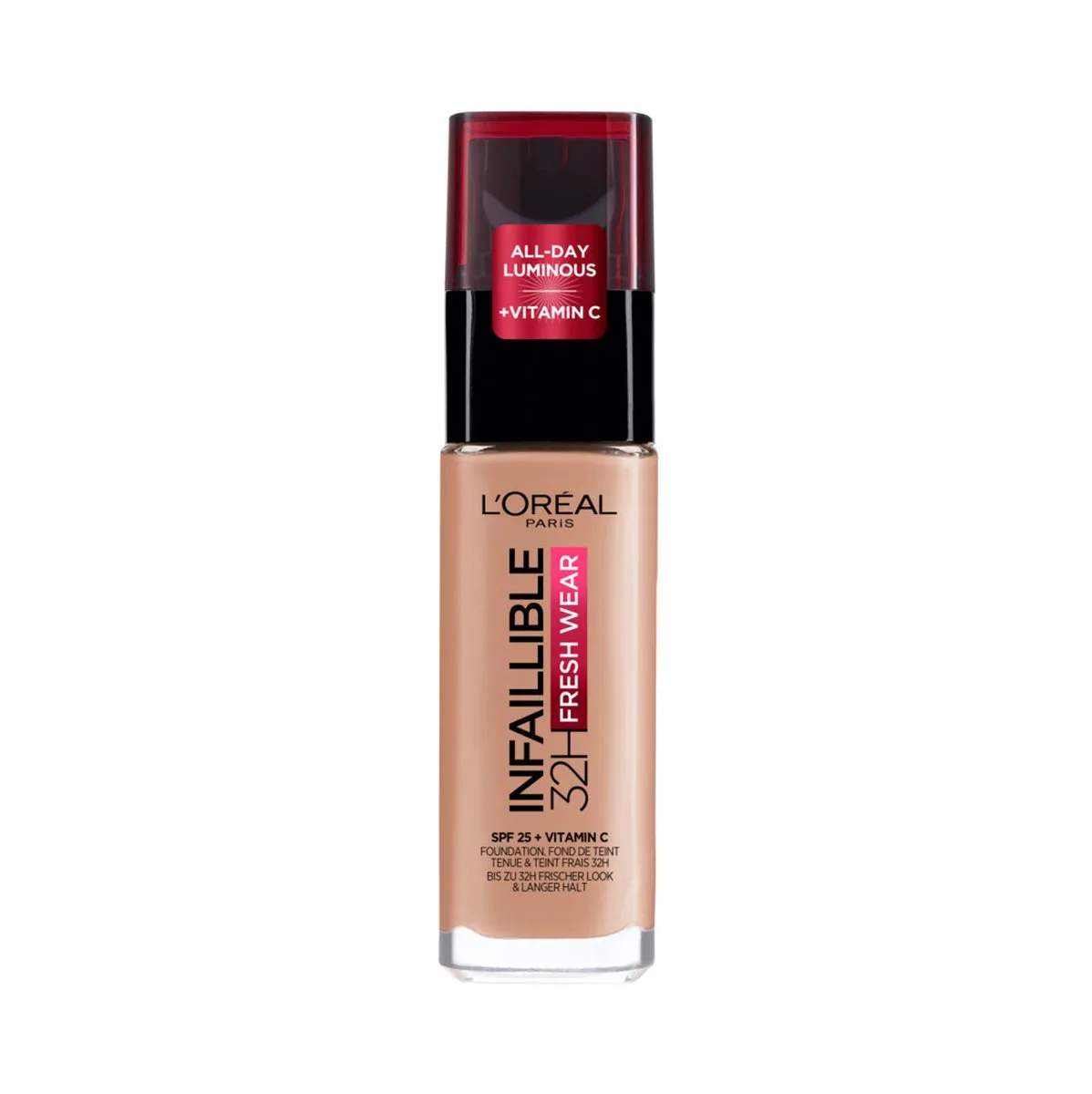 Infaillible 32H Fresh Wear Foundation - 160 Rose Linen -Langhoudende Foundation met een stralende finish - 30ml by L'Oréal Paris in 160 Linnen Roze – product photo