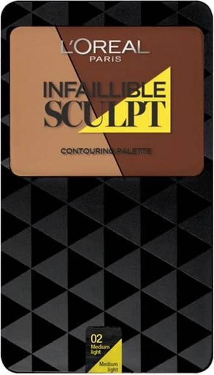 Infaillible Sculpt Contouring Paleta Palette 02 de L'Oréal Paris en Medium light – photo du produit