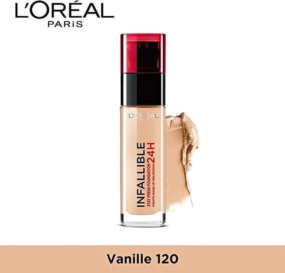 Infallible 24H Foundation - 120 Vanille de L'Oréal Paris en Beige – photo du produit