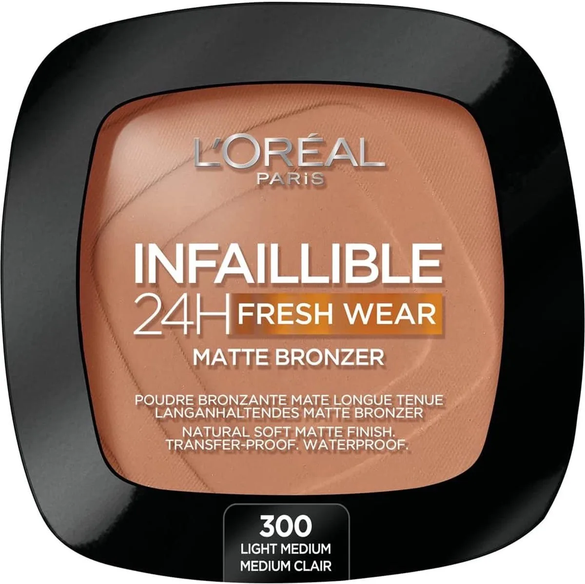 Infallible 24H Fresh Wear Matte Bronzer - 300 Light van L'Oréal Paris in Medium – productfoto
