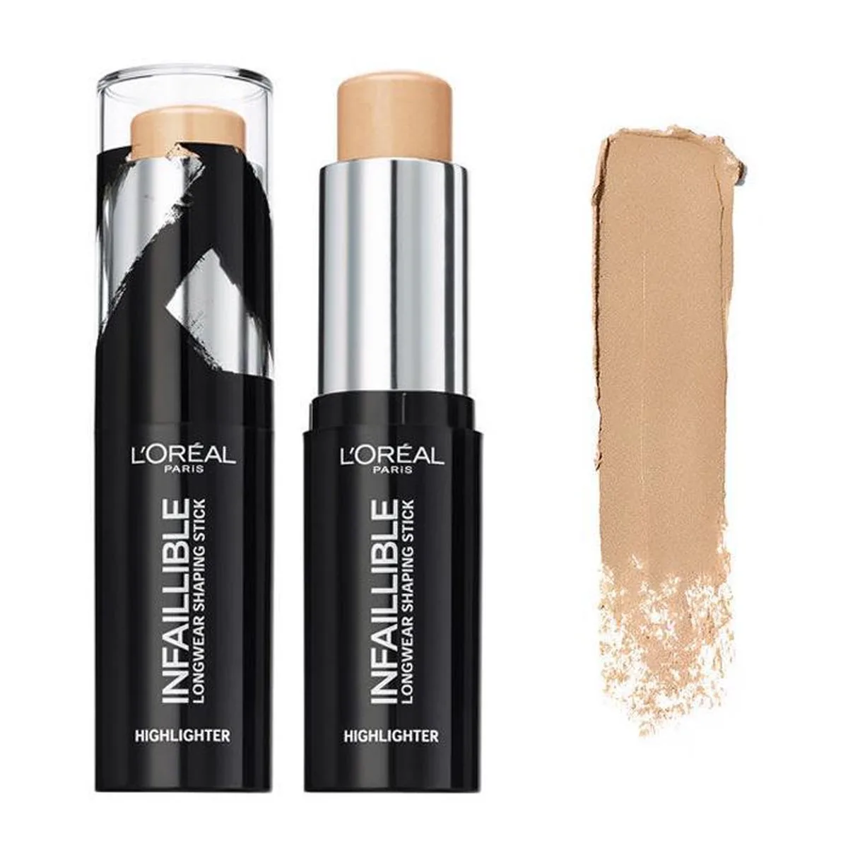 Infallible Longwear Shaping Highlighter Stick - 502 Gold is Cold by L'Oréal Paris in Beige, Gold – product photo
