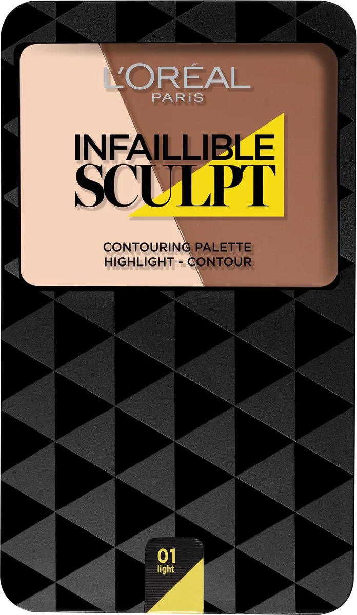 Infallible Sculpt Contouring Palette - 100 Light de L'Oréal Paris en 15 kleuren – photo du produit