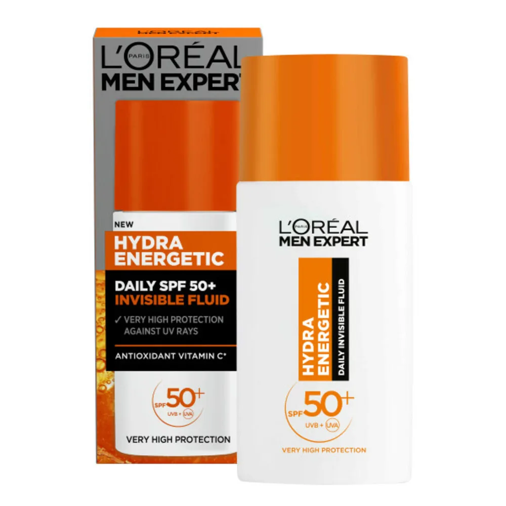 L'Oréal Men Expert Hydra Energetic Dagcrème SPF50+ - Intensieve Hydratatie & Zonbescherming van L'Oréal Paris – productfoto