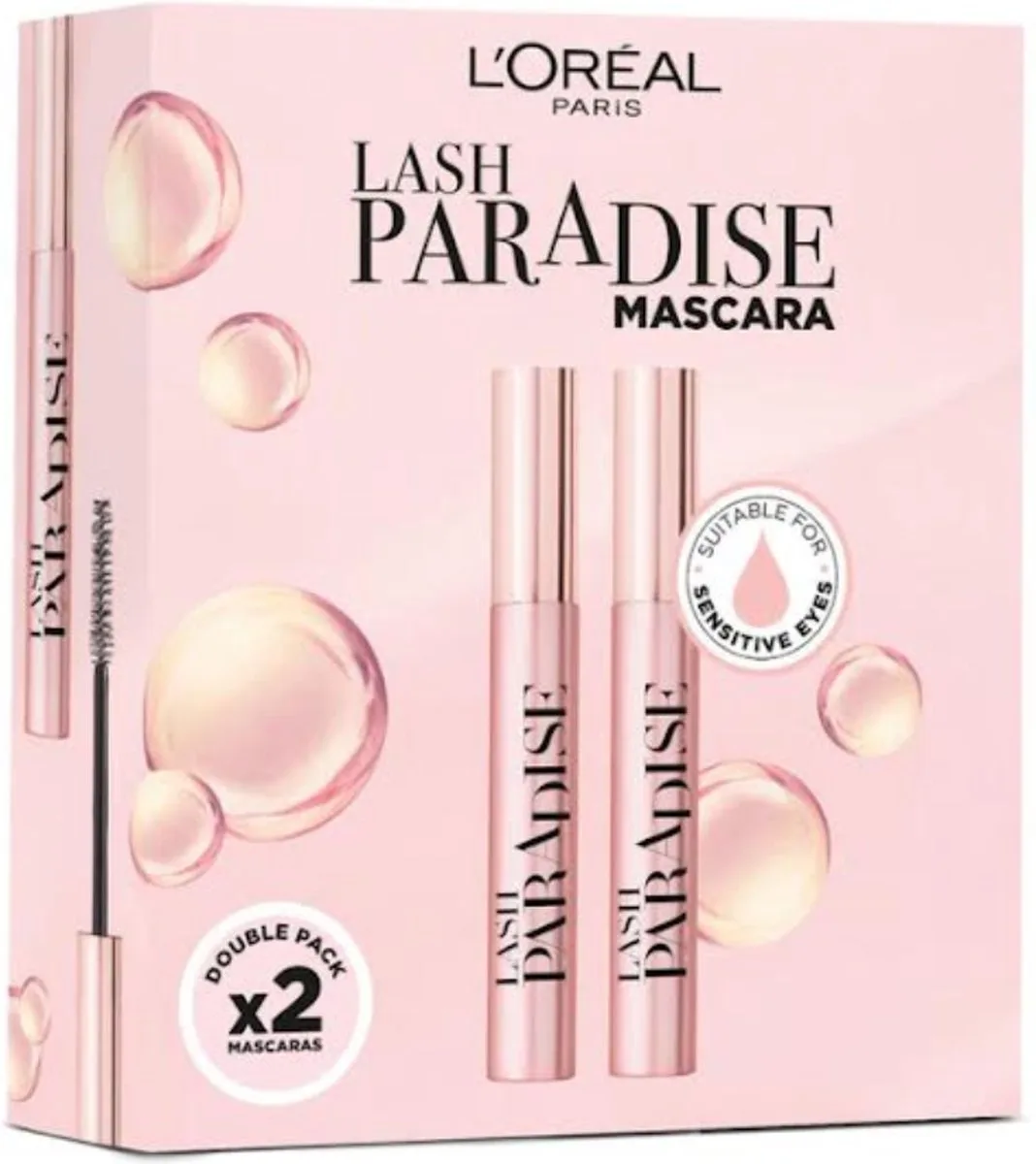 Lash Paradise Mascara Duo Set von L'Oréal Paris in Schwarz – Produktfoto