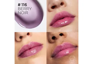 Lipgloss PARADISE PLUMP AMBITION HYALURON LIP OIL, mit Hyaluronsäure und Tripeptiden, ohne zu kleben fra L'Oréal Paris i Rød – produktbillede 2 af 5