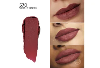 Lippenstift COLOR RICHE BLURRED MATTE LIPPENSTIFT, mit seidig-mattem Finish, feuchtigkeitsspendend von L'Oréal Paris in Rosa – Produktfoto 3 von 3