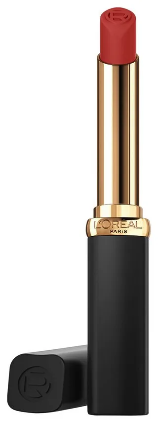 Lippenstift COLOR RICHE INTENSE VOLUME MATTE, mit Arganöl und Hyaluronsäure, pudrig mattes Finish van L'Oréal Paris in Beige – productfoto 1 van 2