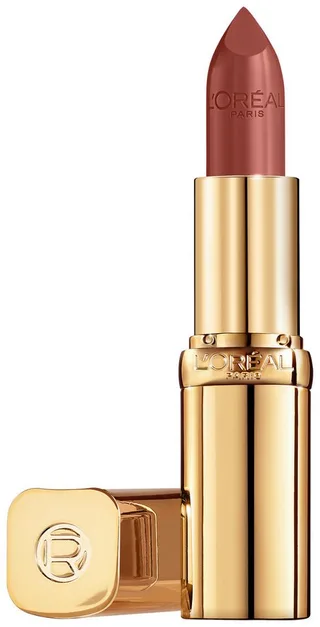 Lippenstift COLOR RICHE SATIN, mit Bienenwachs und Argan-Öl, bis zu 12H Feuchtigkeit, langer Halt by L'Oréal Paris in Beige – product photo 1 of 2