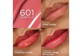 Lippenstift PARADISE HYALURON TINT LIP STAIN SERUM, mit flüssiger Textur, feuchtigkeitsspendende Formel by L'Oréal Paris in Pink – product photo 3 of 4