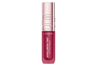Lippenstift PARADISE HYALURON TINT LIP STAIN SERUM, mit flüssiger Textur, feuchtigkeitsspendende Formel fra L'Oréal Paris i Lilla – produktbillede 2 af 4