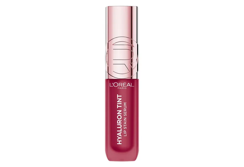 Lippenstift PARADISE HYALURON TINT LIP STAIN SERUM, mit flüssiger Textur, feuchtigkeitsspendende Formel fra L'Oréal Paris i Lilla – produktbillede 2 af 4