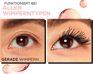 Mascara LASH PARADISE INTENSE DP, sorgt für intensives Volumen und spektakuläre Länge von L'Oréal Paris in Schwarz – Produktfoto 4 von 5