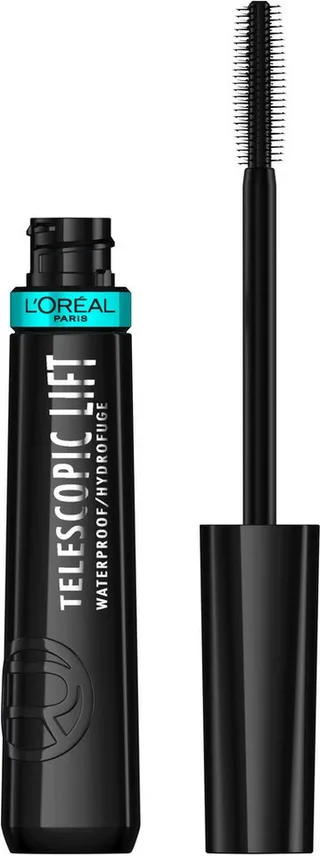 Mascara TELESCOPIC LIFT MASCARA WATERPROOF, mit Lifting-Effekt von L'Oréal Paris in Schwarz – Produktfoto 1 von 5