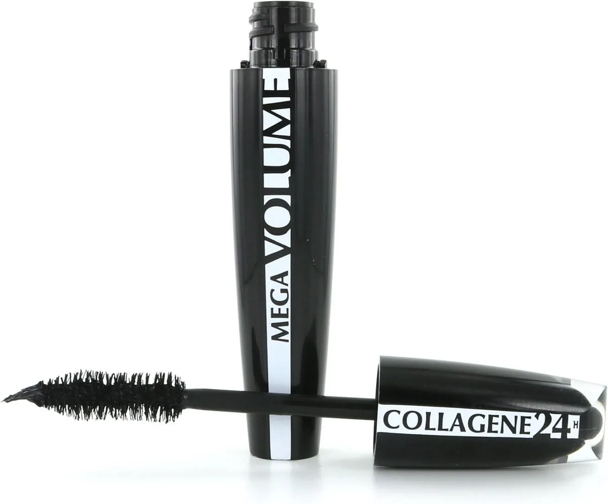 Mega Volume Collagene 24H Mascara - Extra Black von L'Oréal Paris in Schwarz – Produktfoto