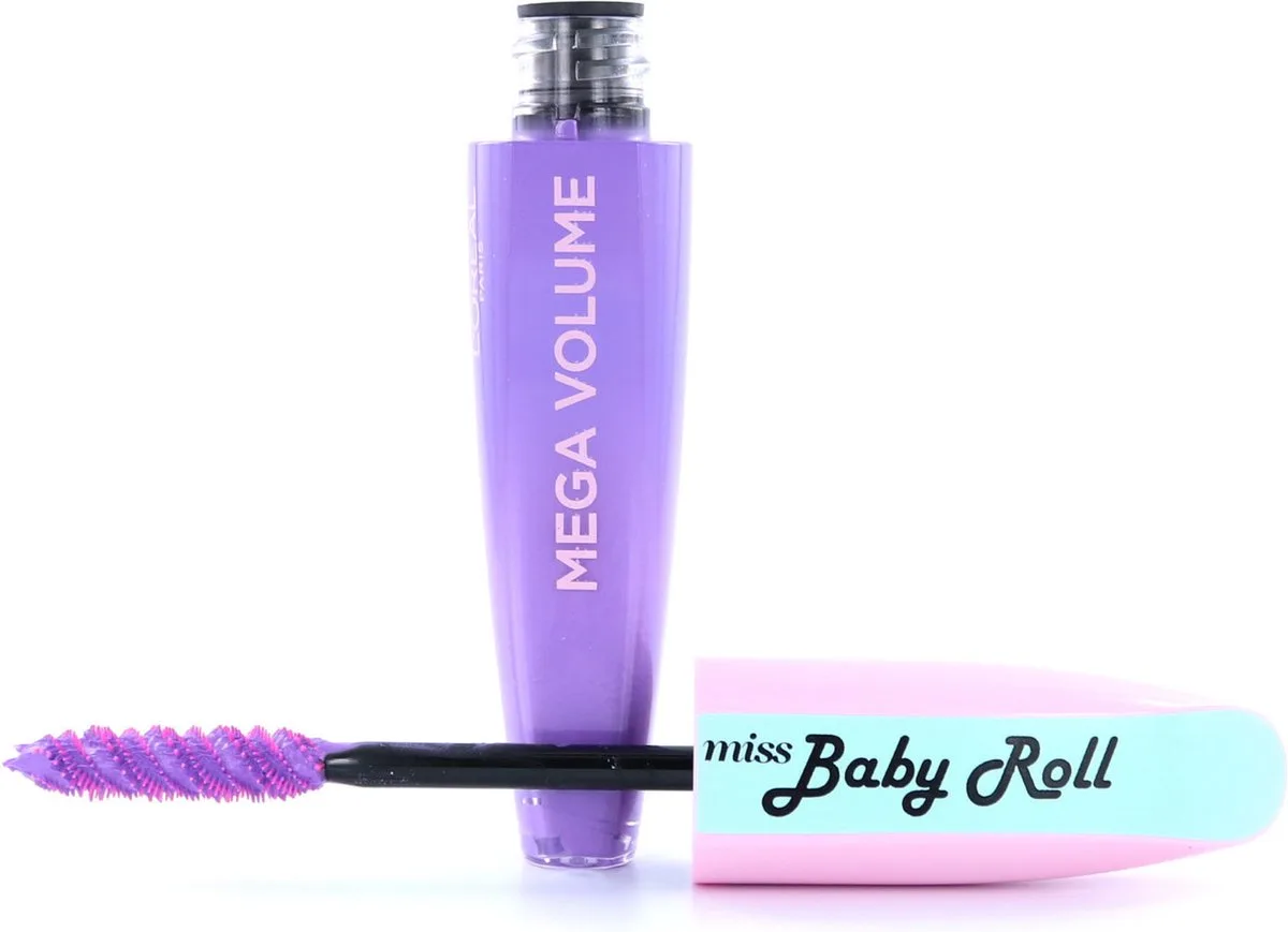 Mega Volume Miss Baby Roll Mascara - Lilac fra L'Oréal Paris i Lilla – produktbillede