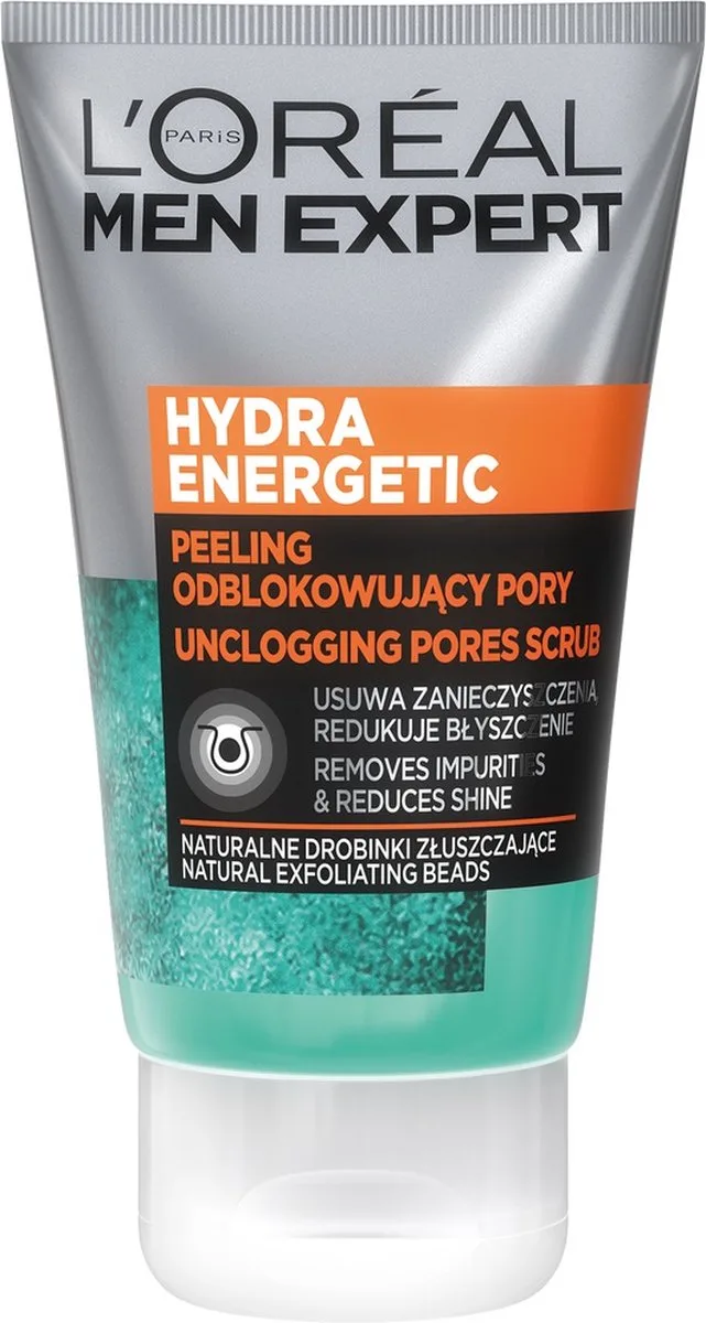Men Expert Hydra Energetic Peeling Unblocking Pores de L'Oréal Paris en 100 ml – photo du produit