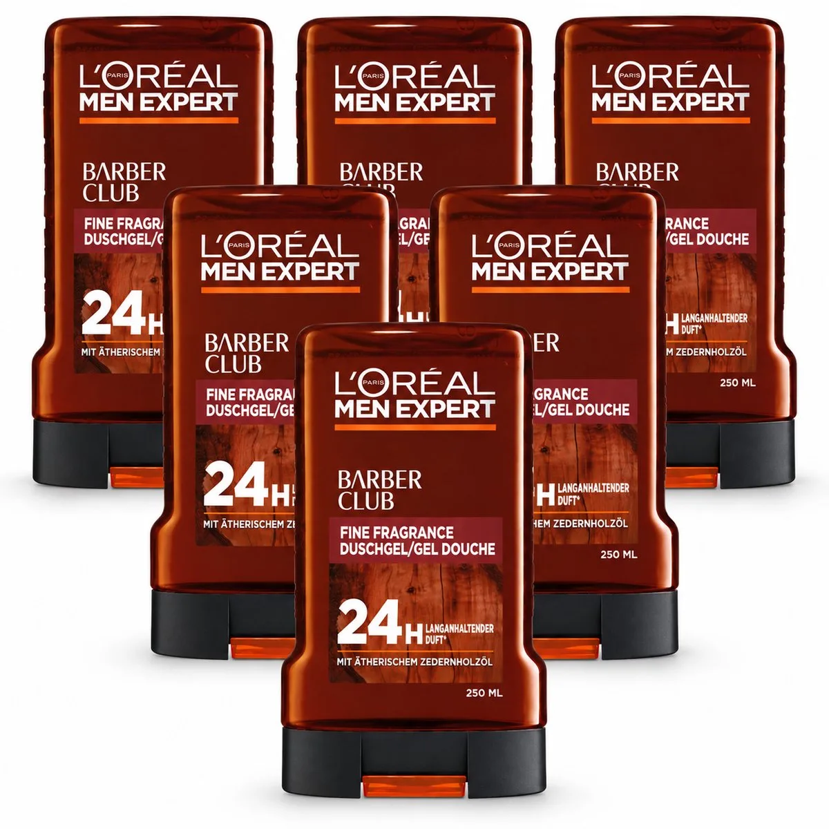 Men Expert - Showergel - Barber Club - 6X250ml von L'Oréal Paris – Produktfoto