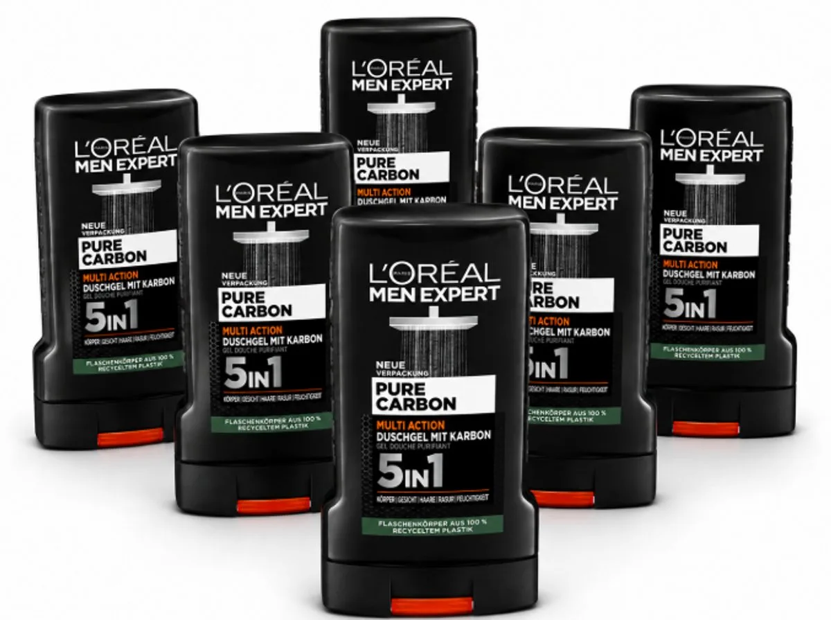 Men Expert - Showergel - Carbon Clean - 6X250ML von L'Oréal Paris – Produktfoto