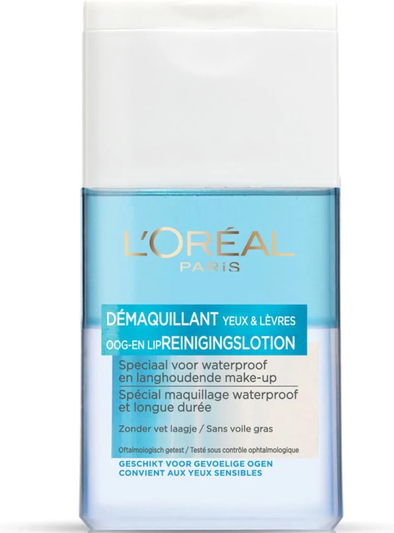 Oogreinigingslotion - waterproof en langhoudende make-up - 125 ml - Make-upreiniging von L'Oréal Paris – Produktfoto