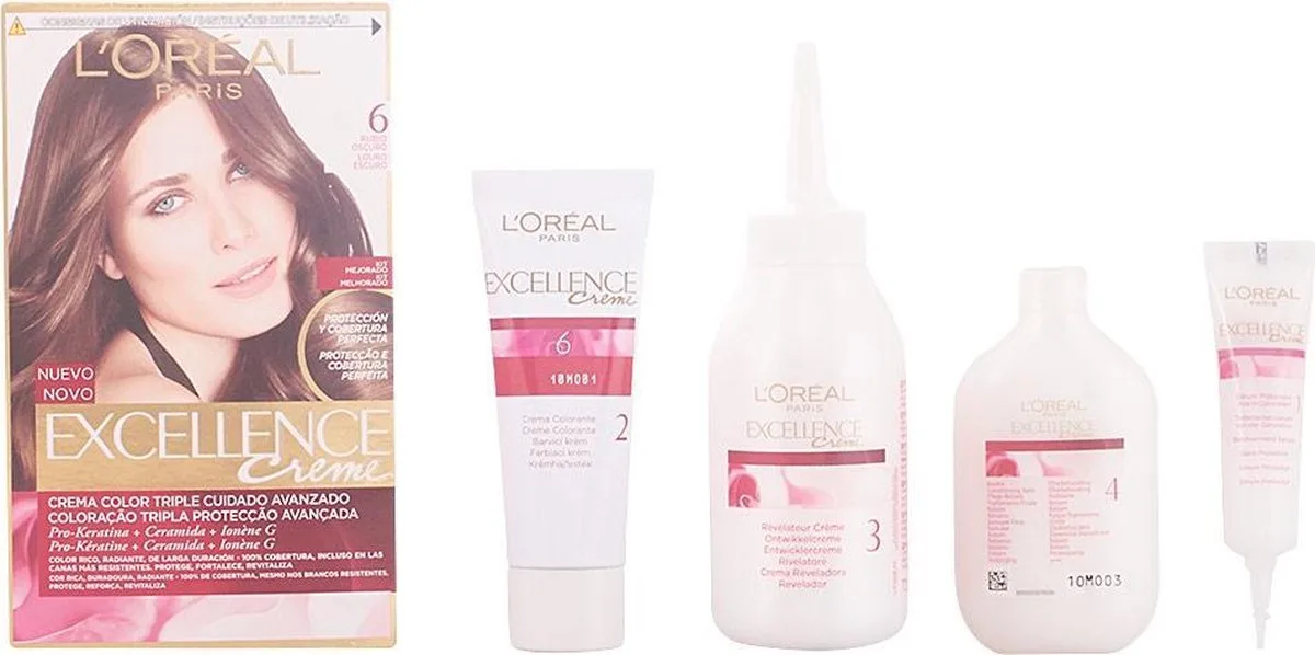 Permanente Kleur Excellence L'Oreal Make Up Donkerblond Nº 6 by L'Oréal Paris in #6-rubio-oscuro – product photo