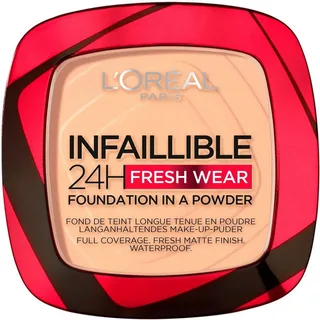 Puder INFAILLIBLE 24H FRESH WEAR FOUNDATION IN A POWDER, mit langanhaltender Formel fra L'Oréal Paris i Brun – produktbillede 1 af 2