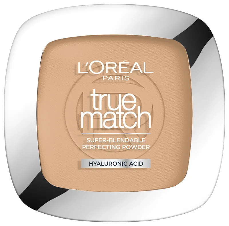 Puder TRUE MATCH POWDER, mattes Finish, flexible Deckkraft fra L'Oréal Paris i Beige – produktbillede
